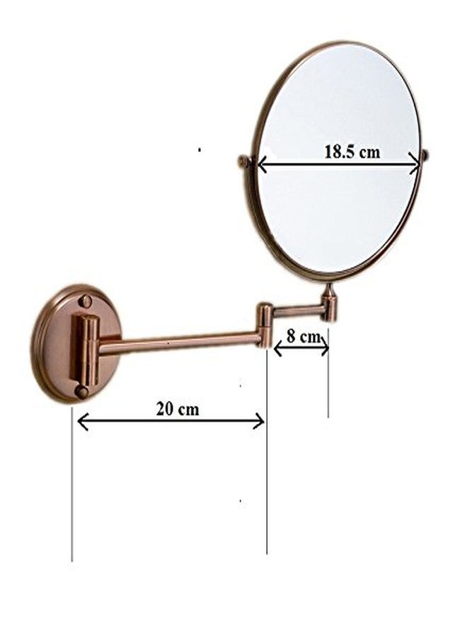 DOLPHY Copper 5X Magnifying Shaving & Makeup Mirror - 8 inch - Image 5